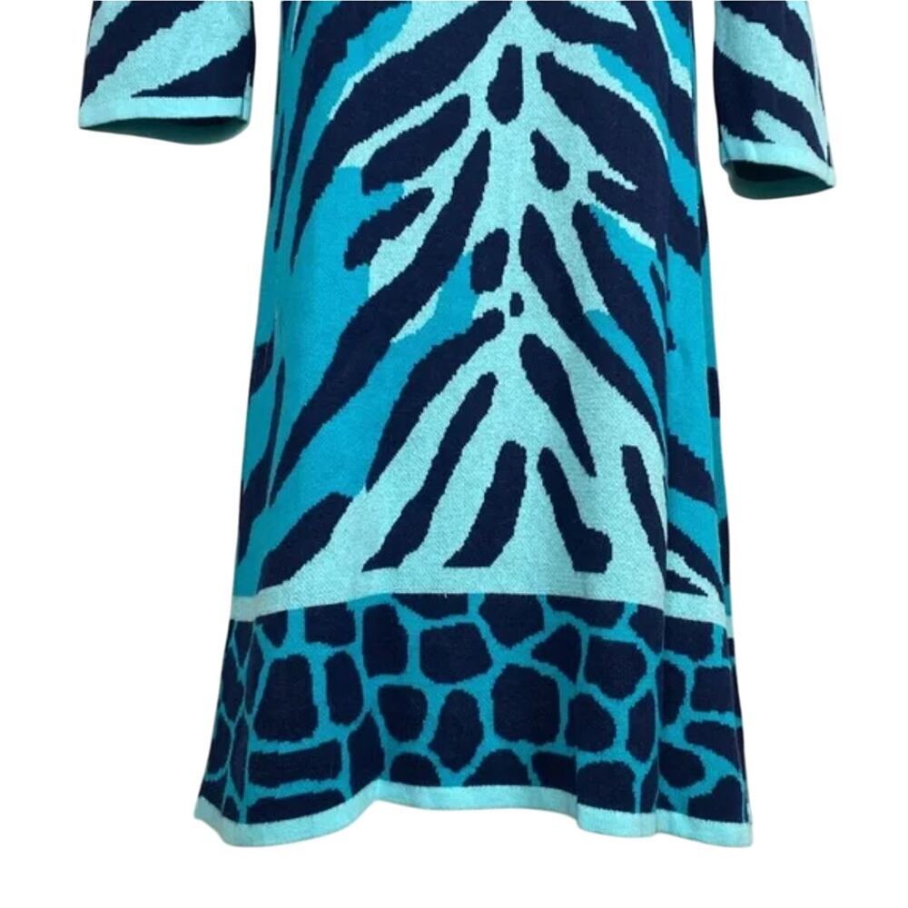 Lilly Pulitzer Polly Animal Print Sweater Dress Women's Size Small - Picture 8 of 12
